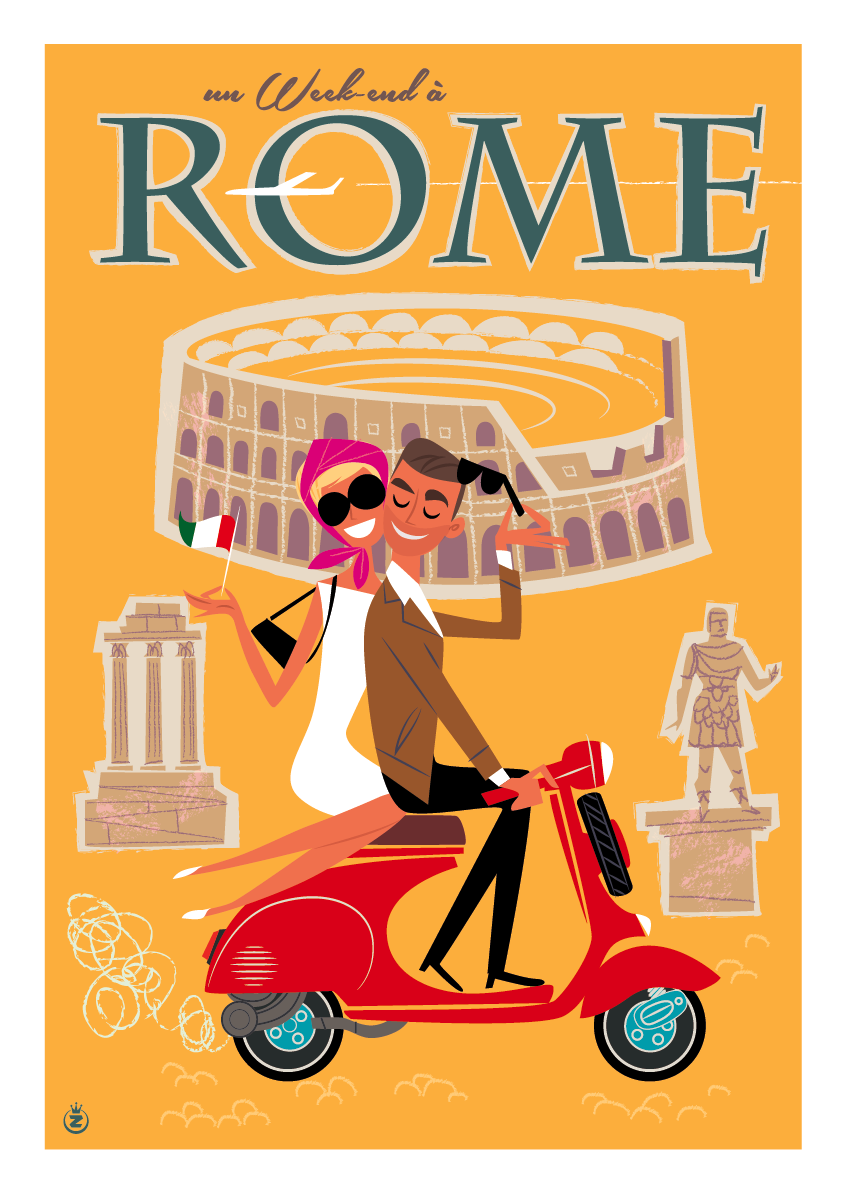 Affiche Monsieur Z Rome