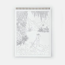 Charger l&#39;image dans la galerie, Affiche paddle all the way to say à personnaliser avec de carnet de coloriage sur sacha et Jeanne 
