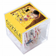 Charger l&#39;image dans la galerie, cuzzle, puzzle bois oeuvre de Gustav Klimt, Le baiser
