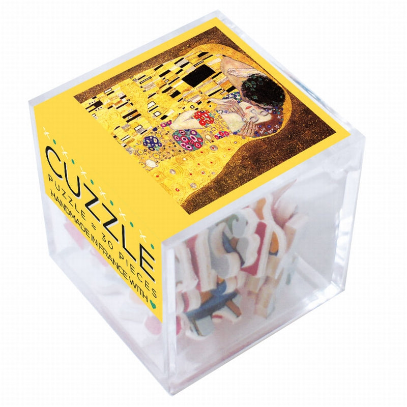 cuzzle, puzzle bois oeuvre de Gustav Klimt, Le baiser