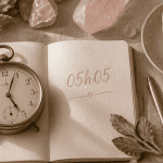 05h05 signification flamme jumelle horloge vintage