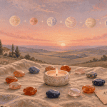 alignement des planètes signification spirituelle 2025 ciel aube pierres