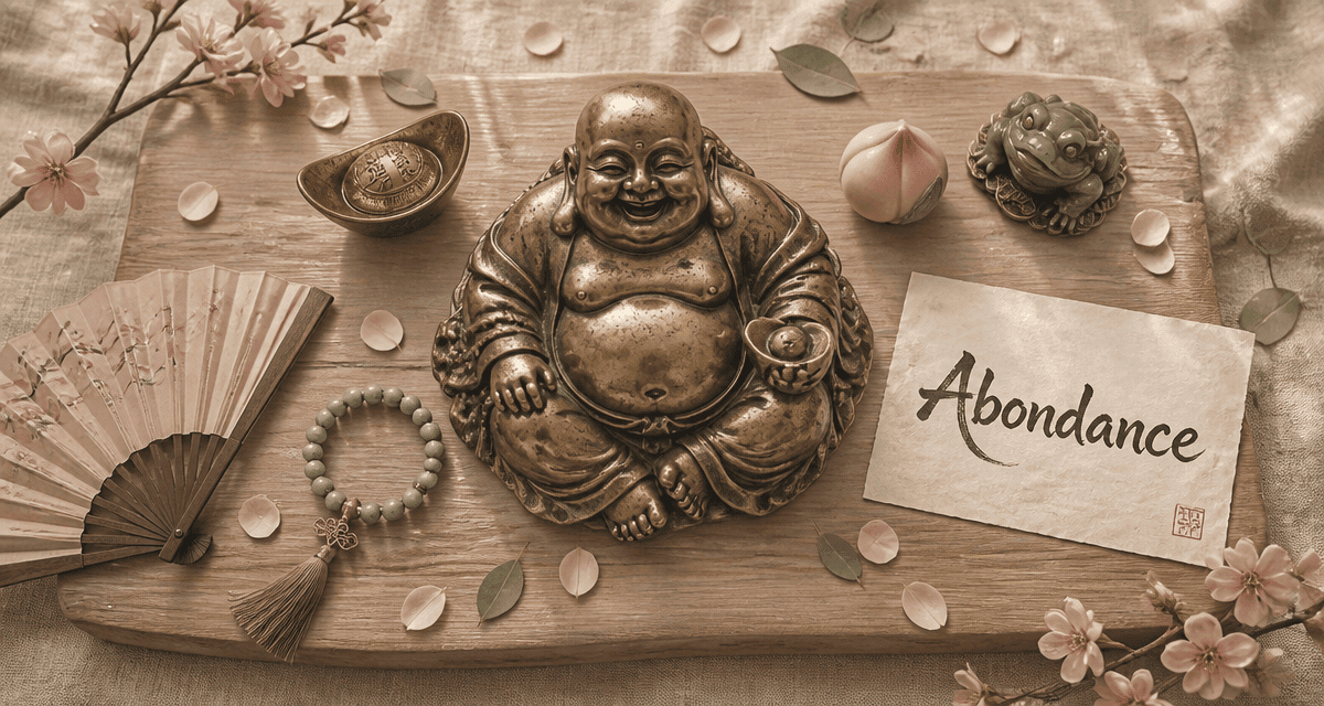 bouddha rieur statuette feng shui prospérité