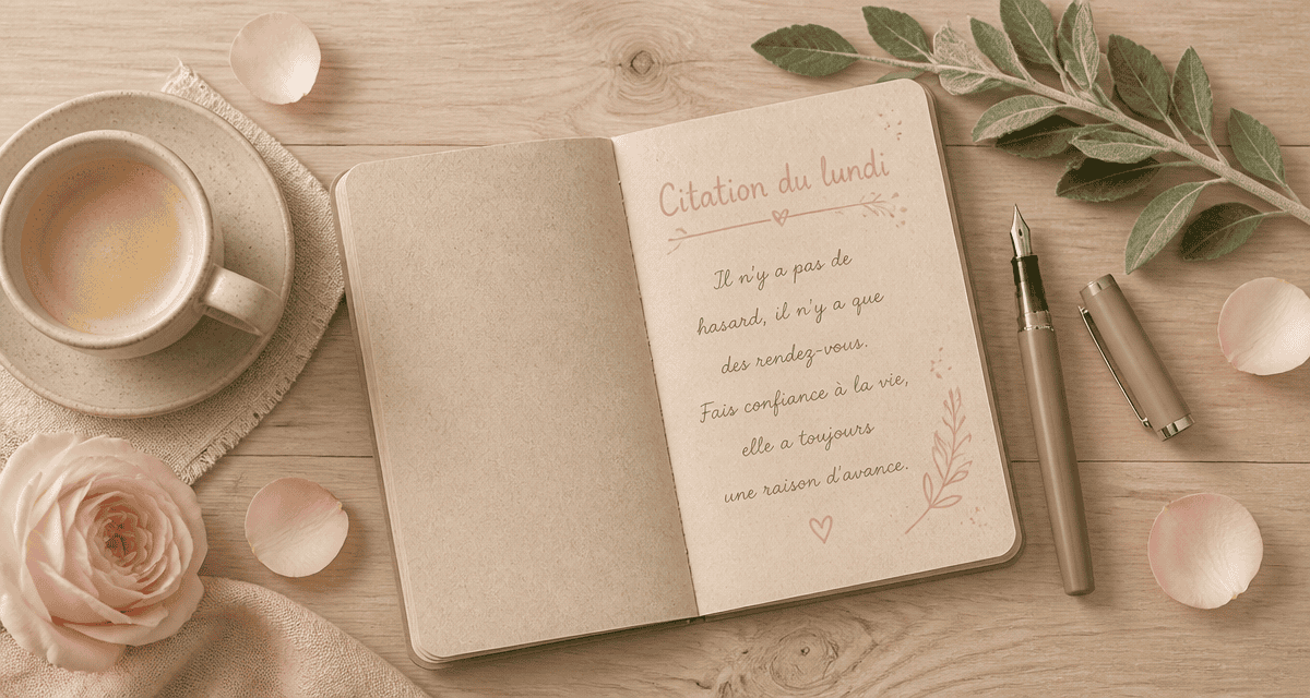 citation du lundi carnet café zen