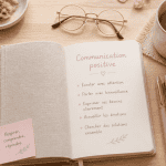 communication positive carnet manuscrit et accessoires zen