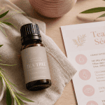 huile essentielle tea tree utilisation sur table zen