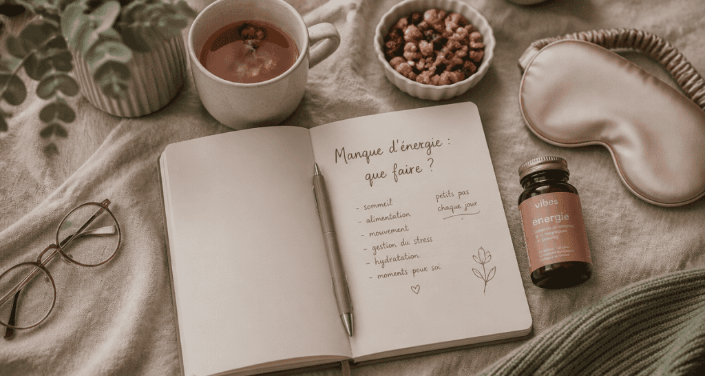 manque d energie que faire carnet bureau