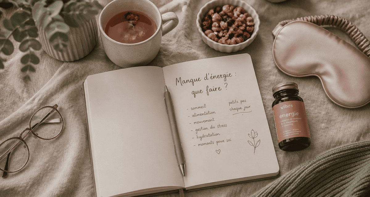 manque d energie que faire carnet bureau