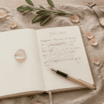 Prendre soins des autres carnet tasse rose