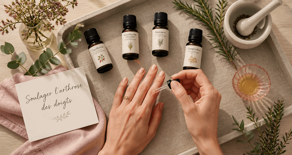 quelle huile essentielle pour l'arthrose des doigts