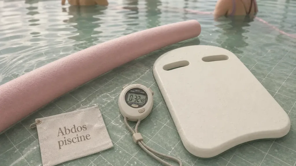 Abdos en piscine pour un ventre plat : 6 mouvements doux, 20 minutes et zéro choc au sol