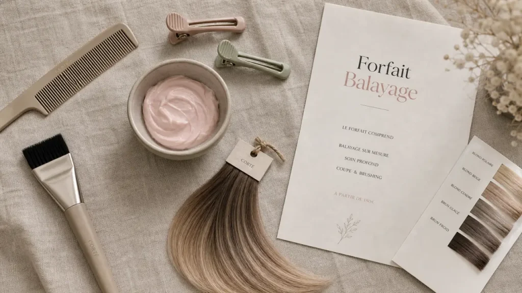 Balayage prix 60 à 250 € : forfait et mèches