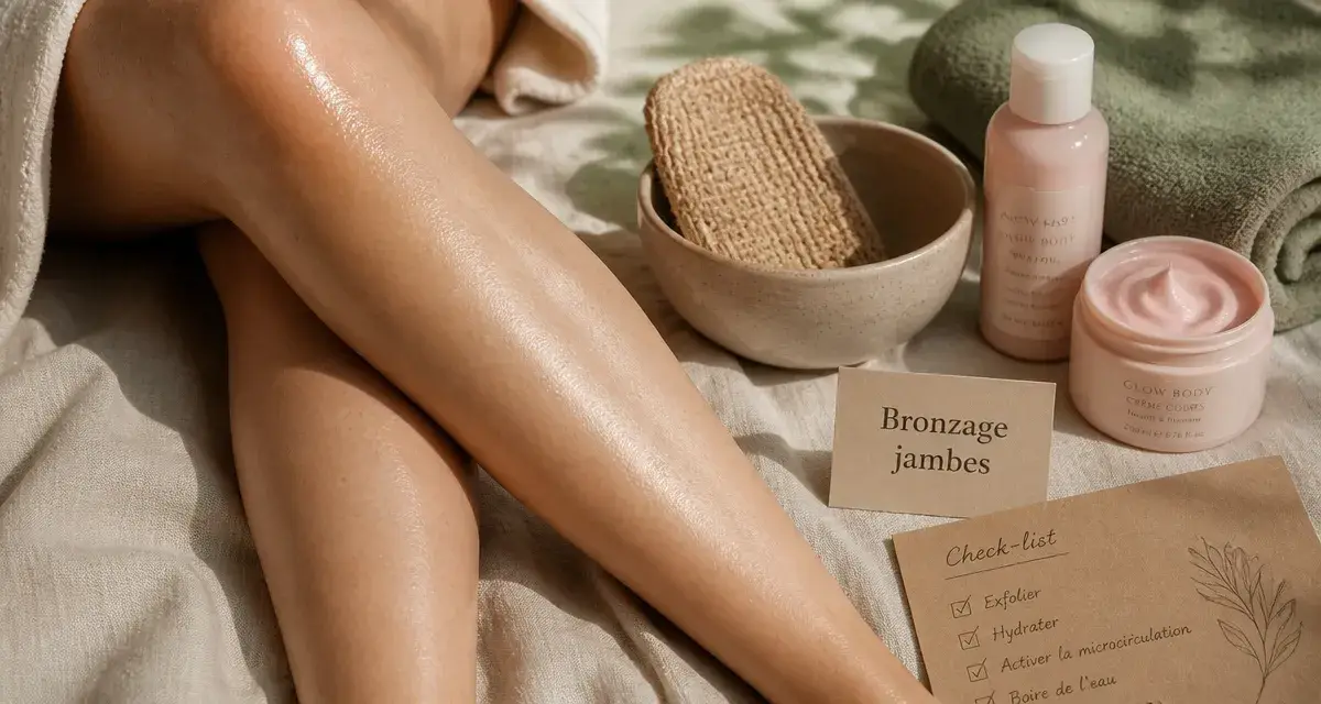 Comment bronzer des jambes : hâle uniforme, hydratation et sans traces