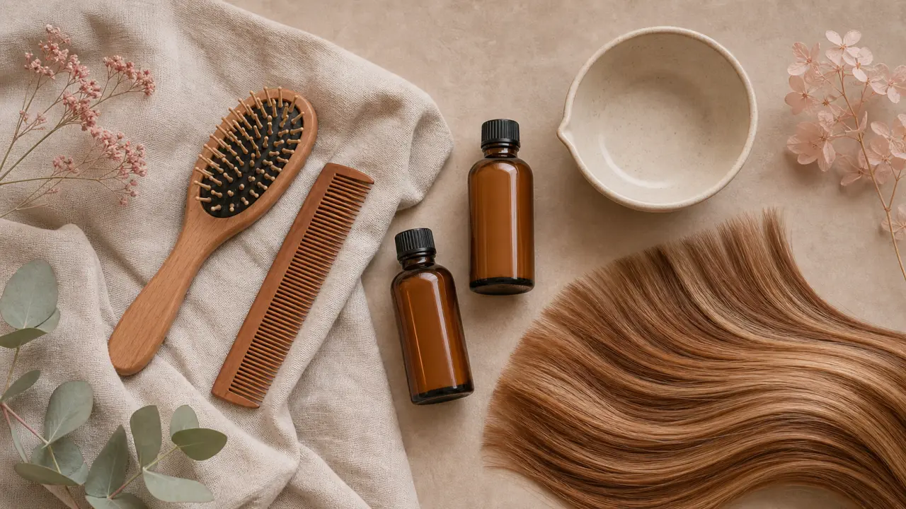 Couleur de cheveux noisette caramel : reflets chauds et naturels sur cheveux châtain