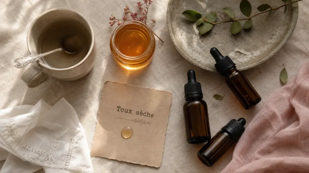 Toux sèche : quelles huiles essentielles choisir, comment les utiliser et quelles précautions respecter ?