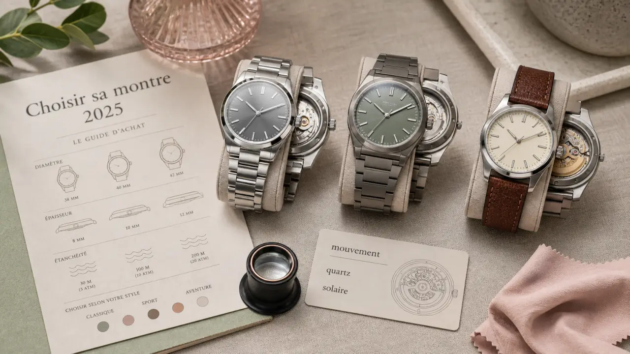 Montre homme 2025 : acier, automatique ou solaire