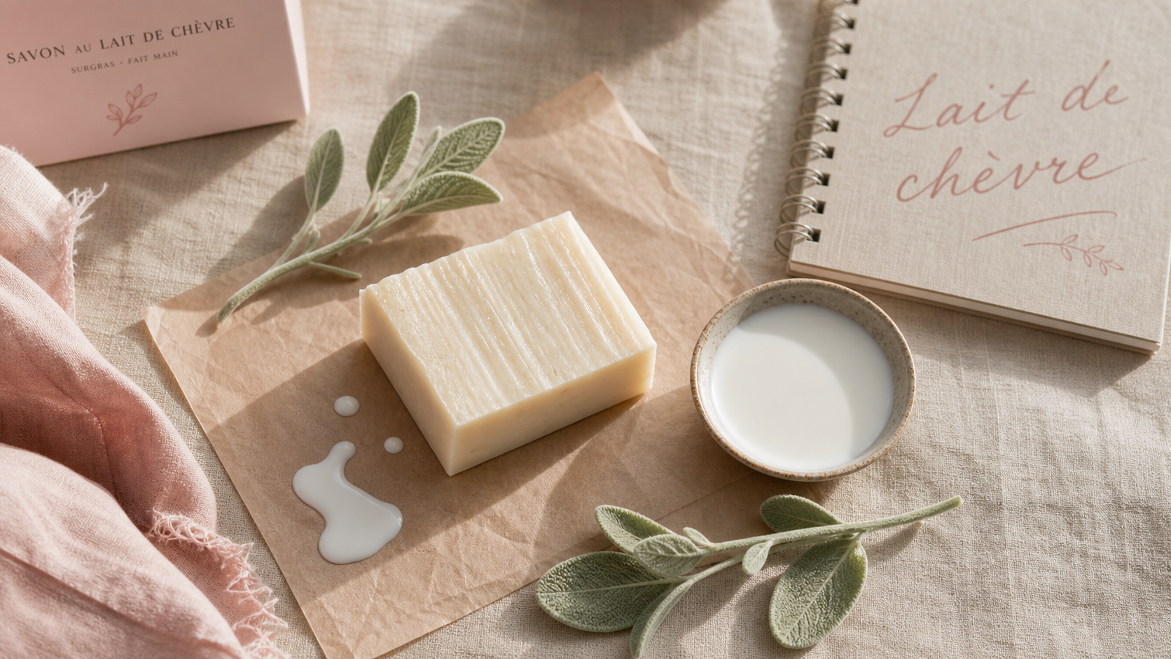 Savon lait de chèvre bienfaits pour peau sèche et sensible