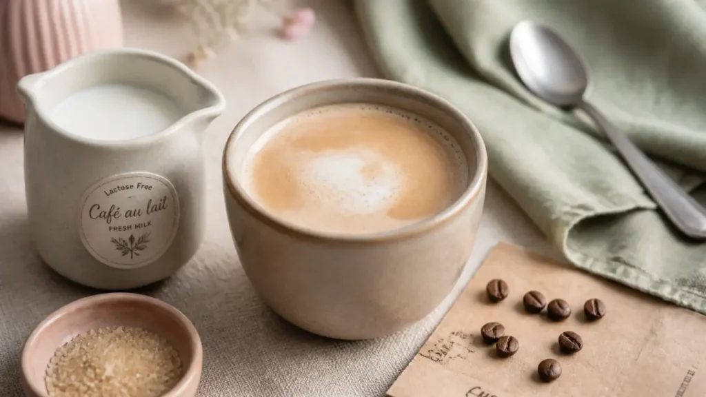 Café au lait : quand il aide, quand il pèse et quel lait choisir