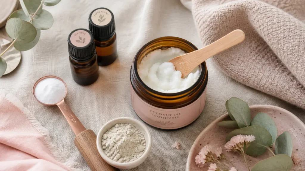 Dentifrice à l’huile de coco : recette maison, dosages et précautions