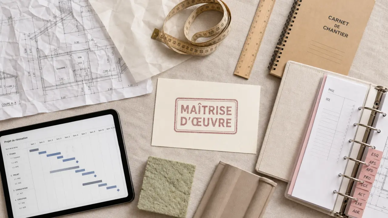 Maitre d oeuvre pour particulier : planning et maîtrise chantier
