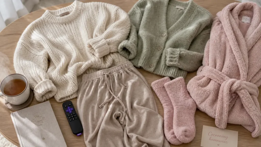 Tenue cocooning femme : les pièces, matières et coupes qui font la différence