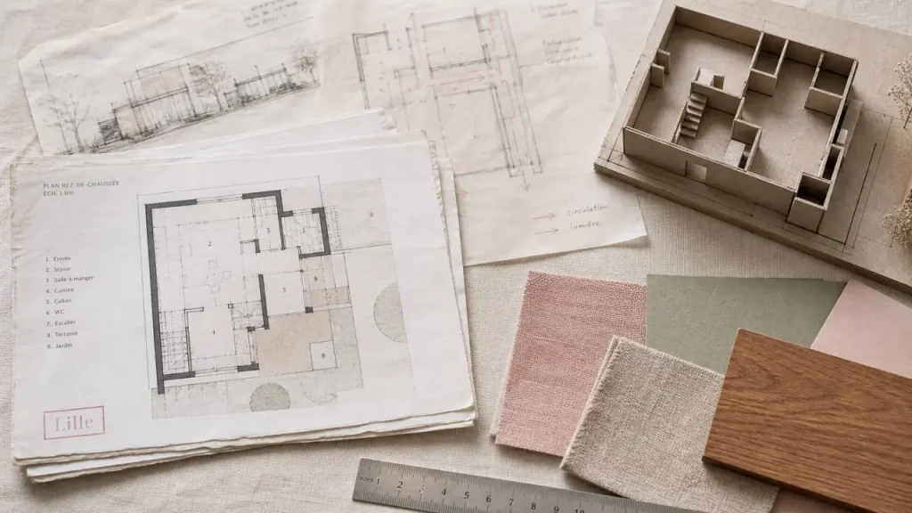 Architecte d&rsquo;intérieur à Lille : valoriser les maisons anciennes sans perdre leur cachet