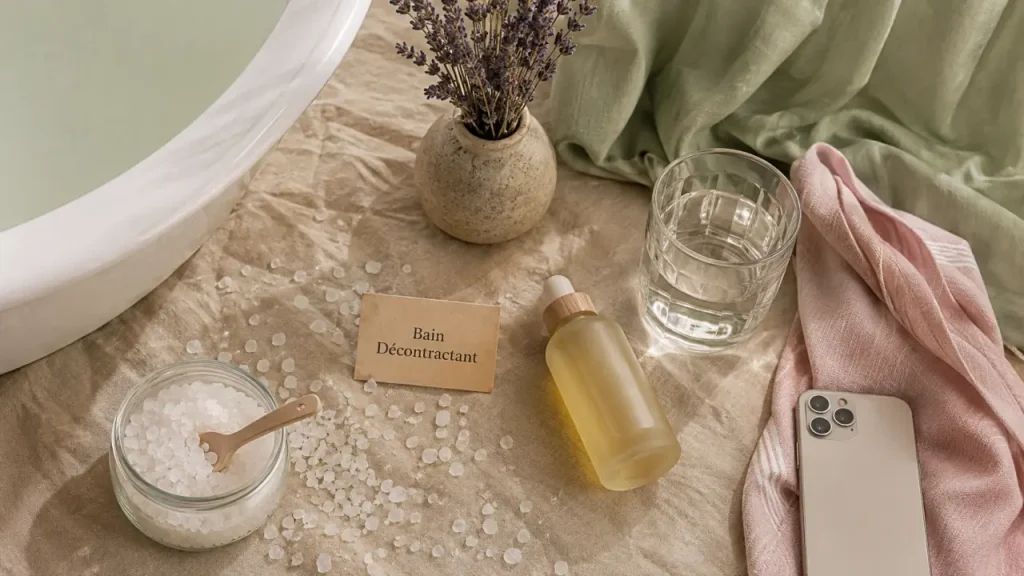 Bain décontractant musculaire maison : pourquoi la dilution des huiles essentielles compte