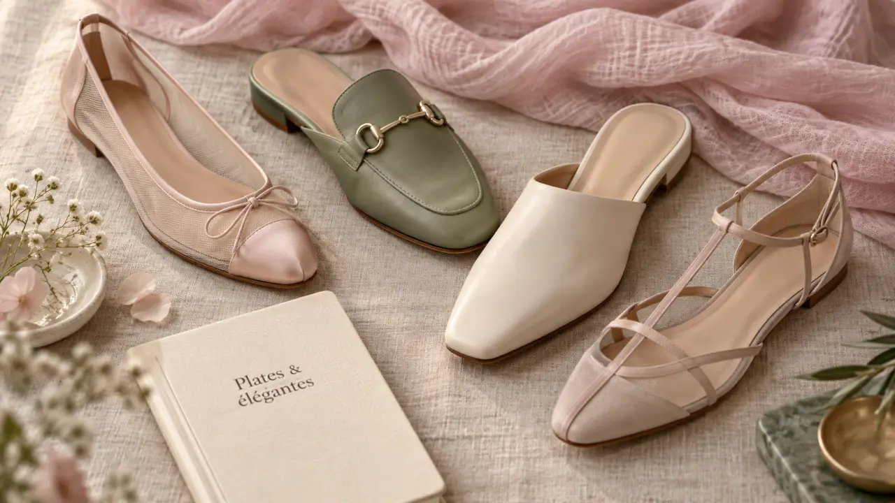 Chaussures tendance 2026 plates : ballerines, mocassins et sandales
