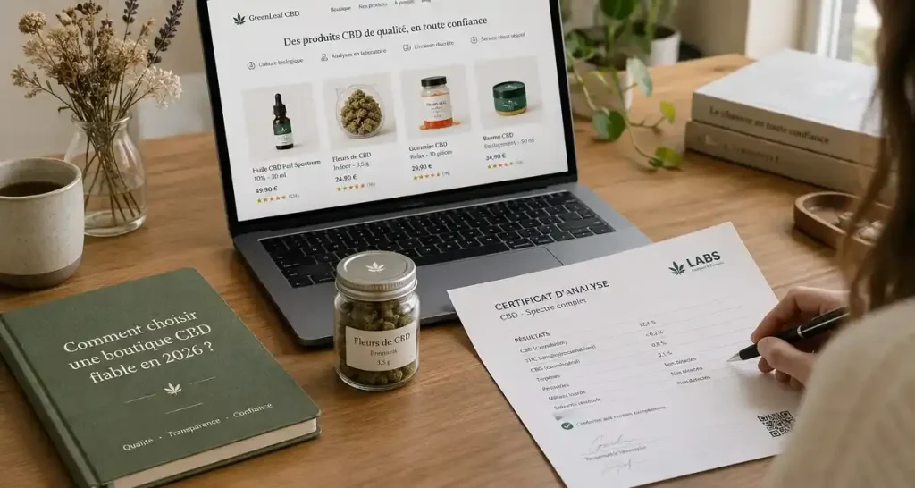 Comment choisir une boutique CBD fiable en 2026 ?