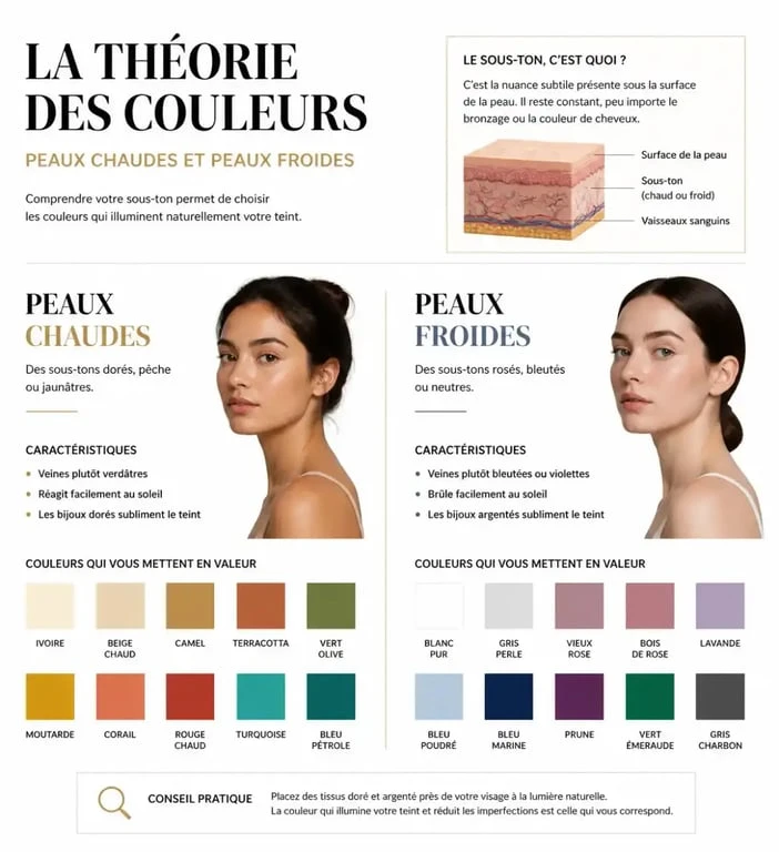 Comment s'habiller selon son teint et sa palette de couleurs