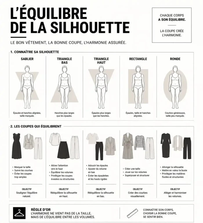Conseils pour bien s'habiller selon sa morphologie