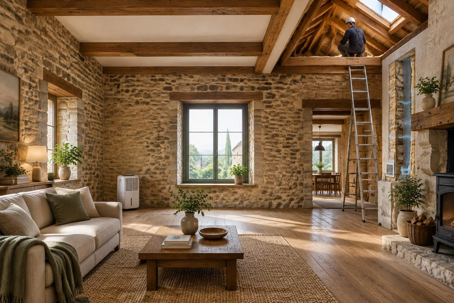 Maison ancienne : traiter l’humidité avant d’isoler