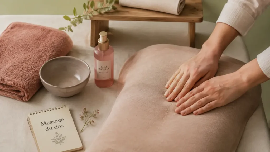 Massage du dos : la pression juste, les zones utiles et les gestes à éviter