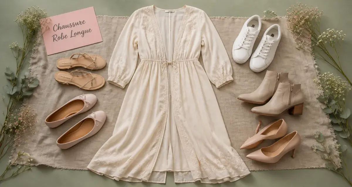 Quelle chaussure avec robe longue : sandales, baskets et escarpins