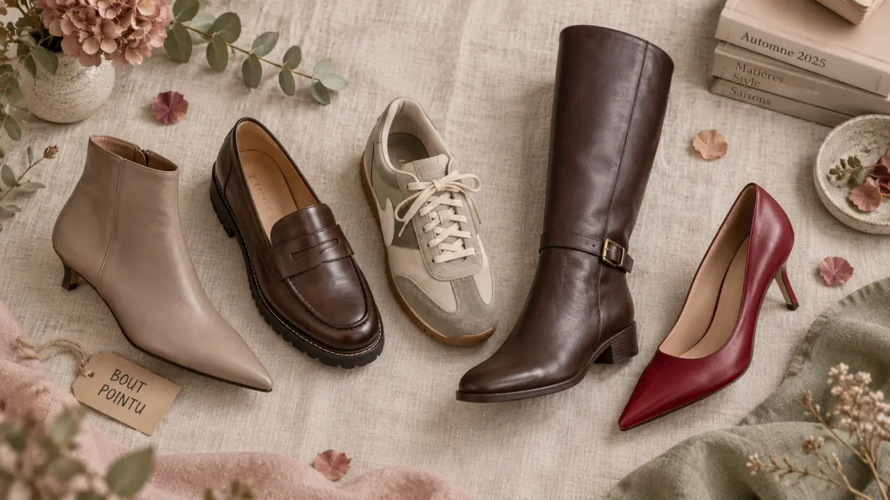 Mode chaussure automne 2025 : bottines, mocassins et escarpins